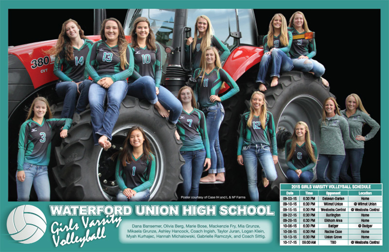 Volleyball Team Poster